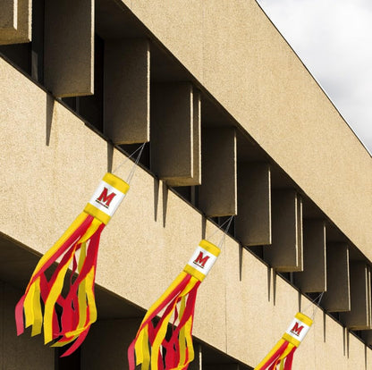 AGAS 30" Maryland UMD Terrapins Windsock, Wind Spinners, Maryland UMD Official Licensed University Merch