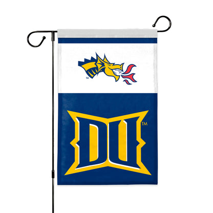 AGAS Drexel DU University Yard Flag – 18 x 12 inch, For Outdoor Display and Events Single-Sided Polyester NCAA Licensed - With Flagpole