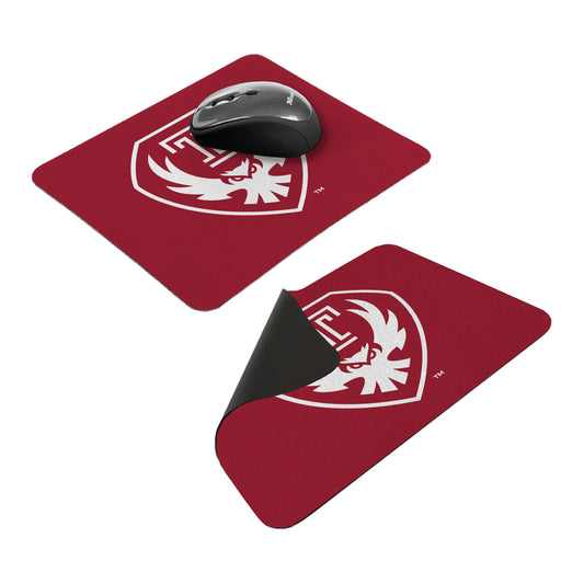 AGAS Temple Owls Logo Mouse Pad 8 x 7 inch – Single Sided Printed Neoprene with Non Slip Rubber Base – Officially Licensed NCAA Product – Temple University Mouse Pad with Heat Cut Edges