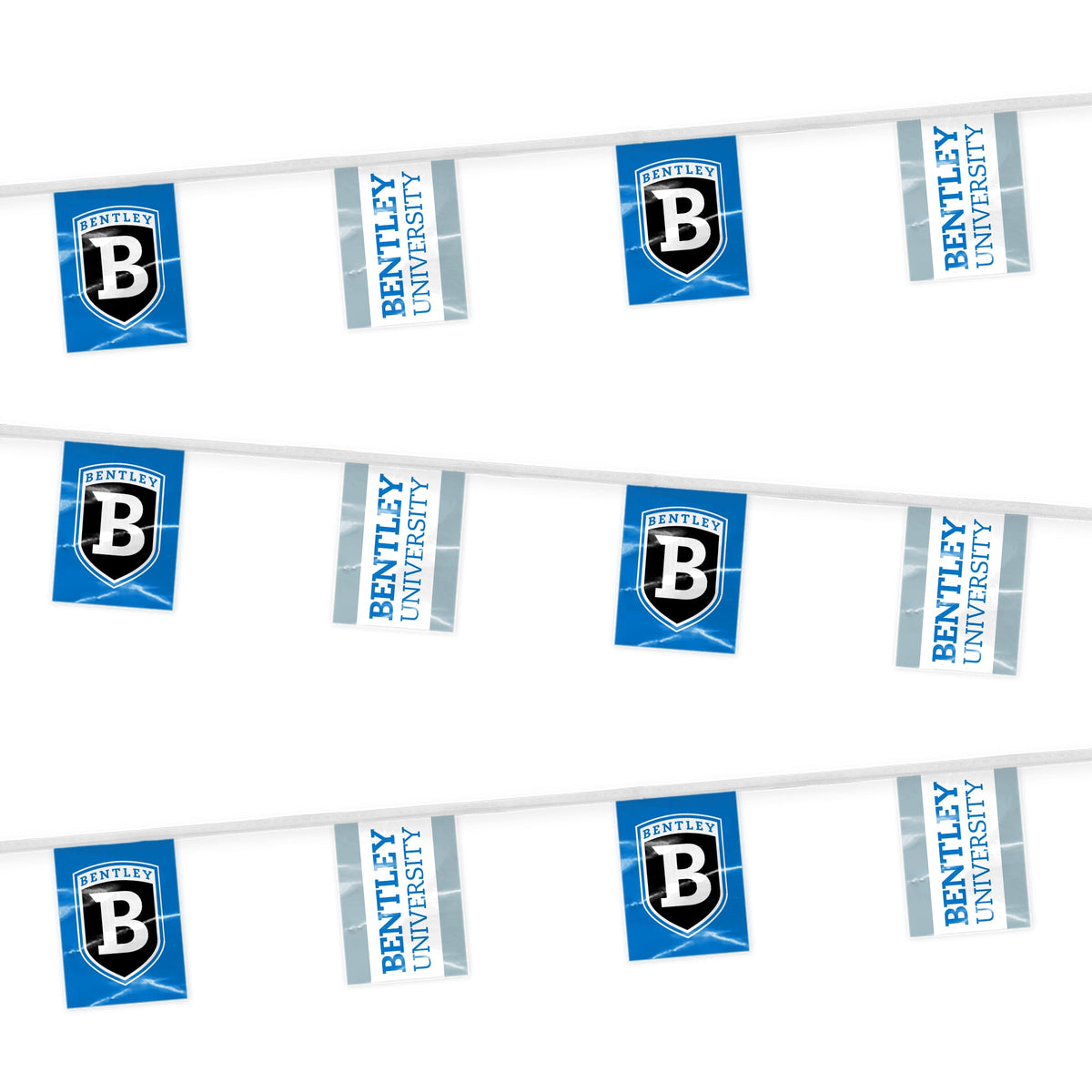 Bentley University Pennant string 9 x 12 inch