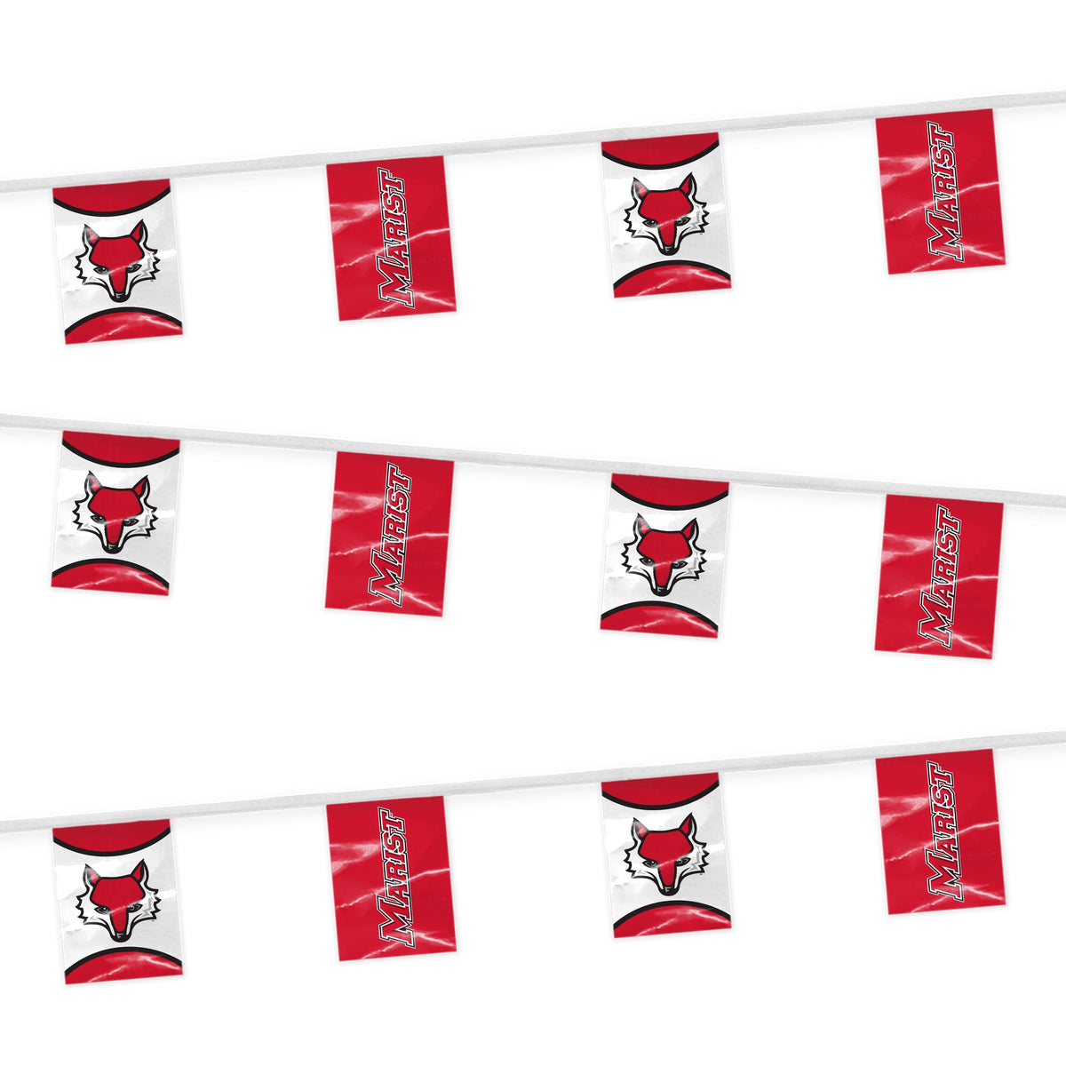 Marist University Rectangle Pennant String 9 x 12 inch