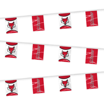 Marist University Rectangle Pennant String 9 x 12 inch
