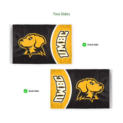 University of Maryland Baltimore County Motorcycle Flag 6 x 9 inch