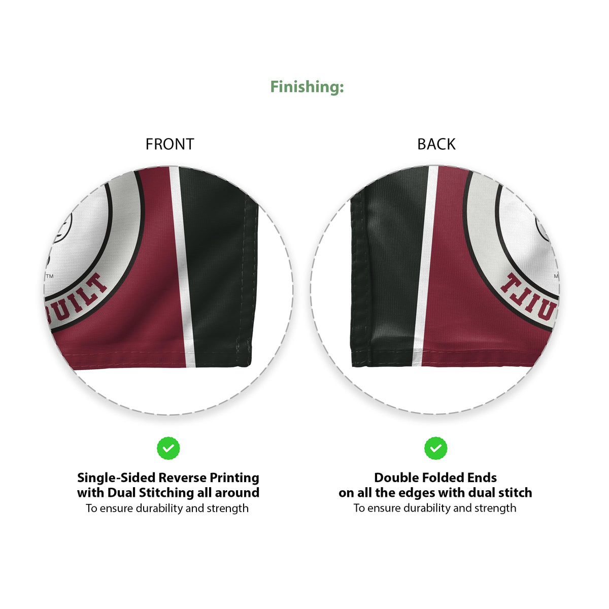 AGAS Fordham University Flag 2 x 3 ft – Single Sided Printed Polyester Fordham Rams Flag Bronx Built Design – Official NCAA Product – Fordham University Outdoor Flag with Brass Grommets, Canvas Header and Reinforced Stitched Edges for Indoor Outdoor 