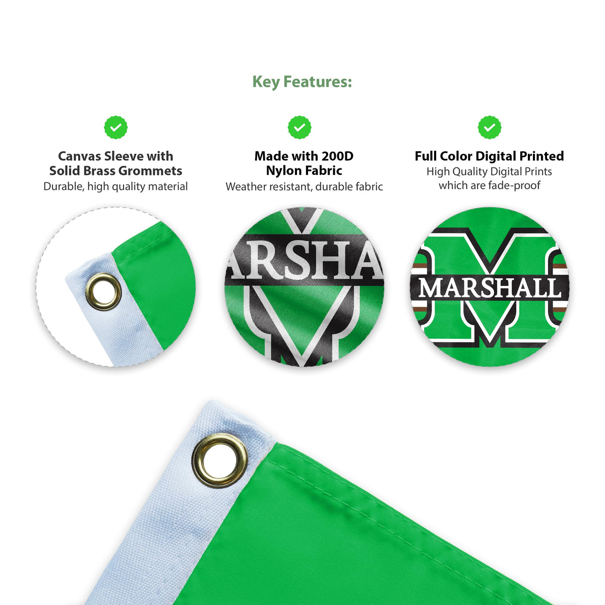 Marshall University Flag 4 x 6 ft