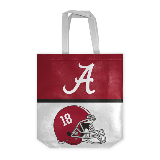 A.G.A.S Manufacturing Group NCAA Alabama University Crimson Tide Game Day Pouch, Team Color, 14" x14" Reusable Tote Bag