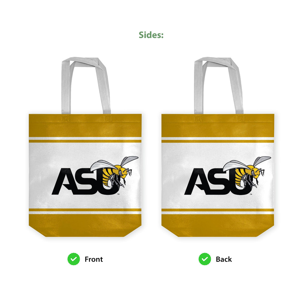 Alabama State University Tote Bag 14 x 14 x 8 inch