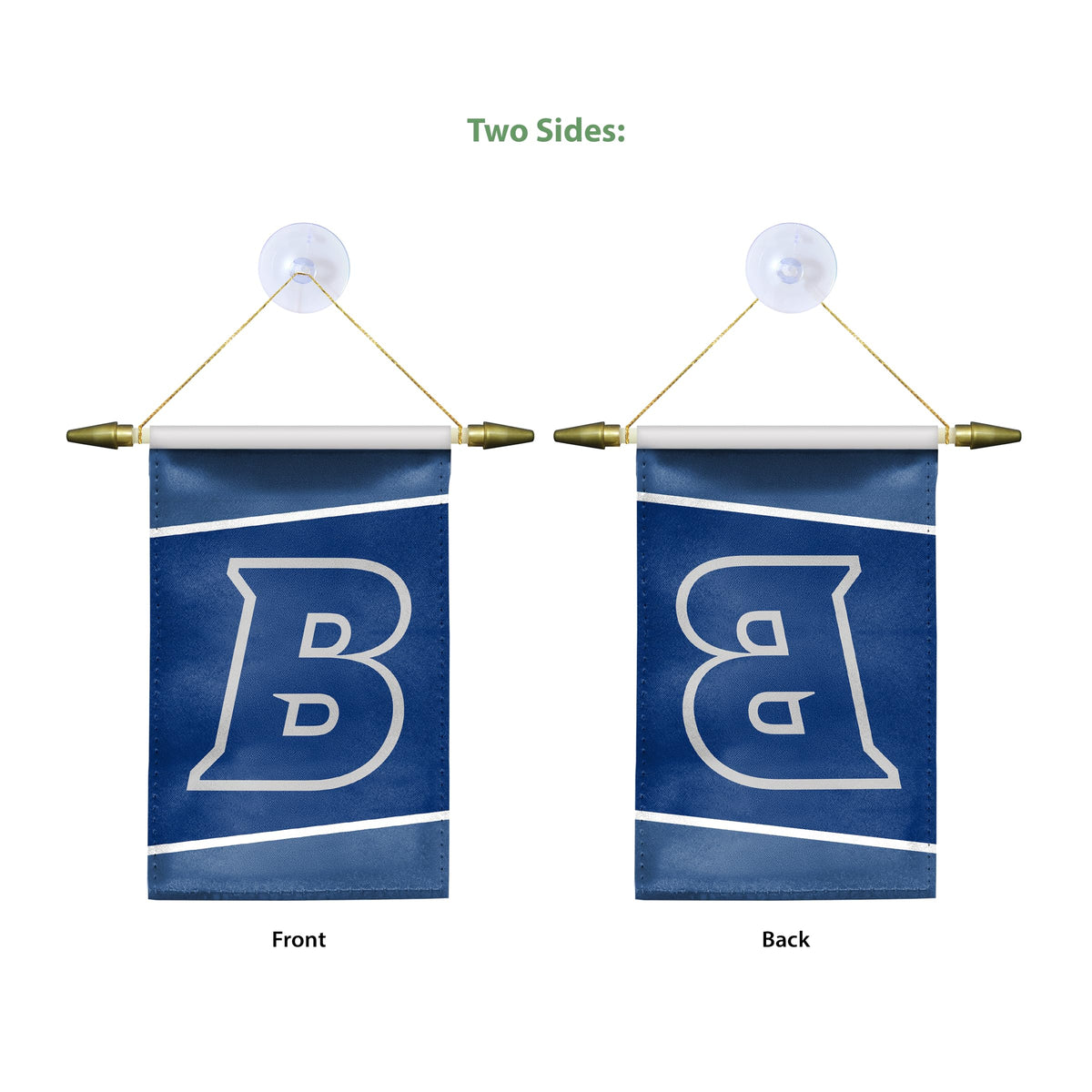 Brandeis University Mini Banner 4 x 6 inch