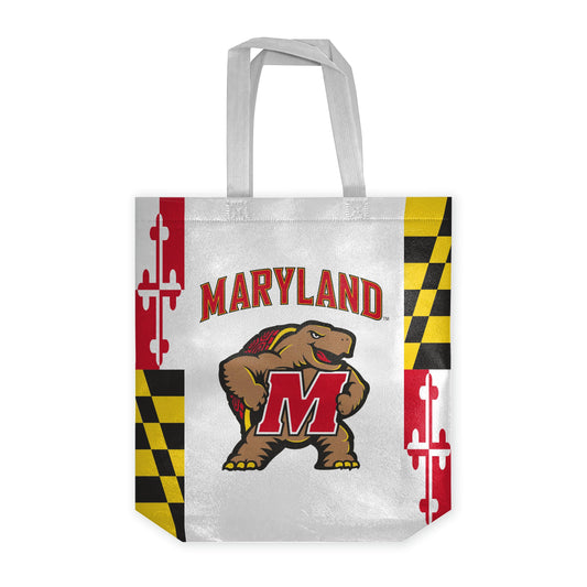 A.G.A.S Manufacturing Group Maryland UMD University Tote Bag, Non Woven Fabric, Shoulder Straps 14"x14"