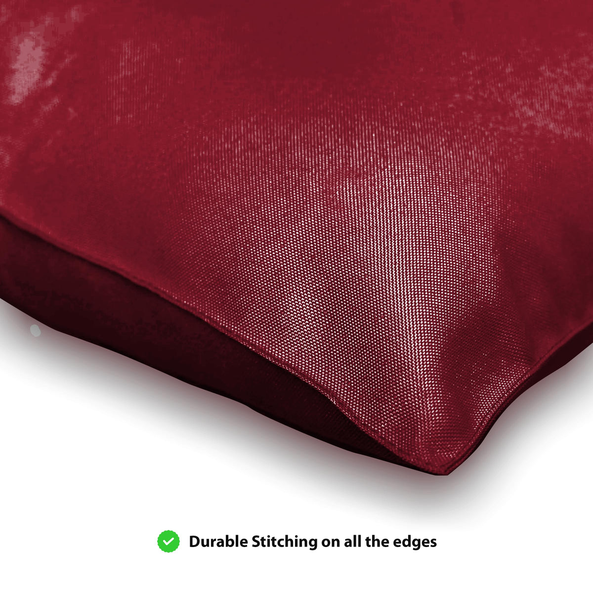 AGAS Temple University T Logo and Text Cushion Cover 18 x 18 inch – Single Sided Printed Spun Polyester – Officially Licensed NCAA Product – Temple Owls Pillow Cover with 16 inch Zipper Closure