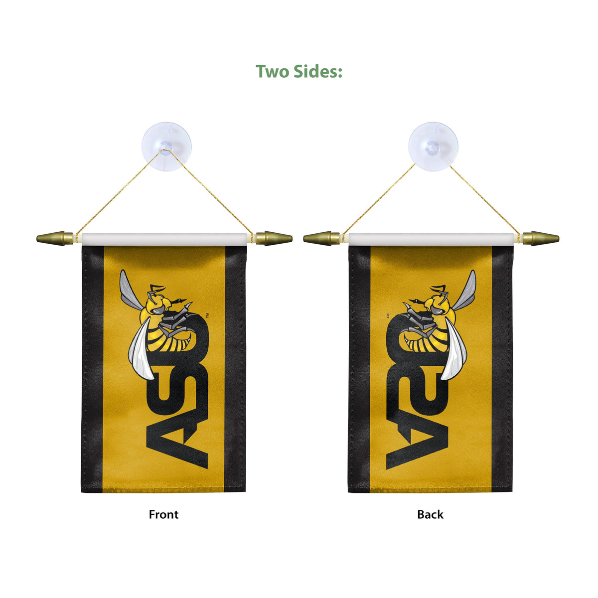 Alabama State University Mini Banner 4 x 6 inch