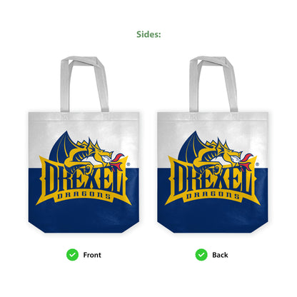 Drexel DU University Tote Bag, Non Woven Fabric, Shoulder Straps 14"x14"