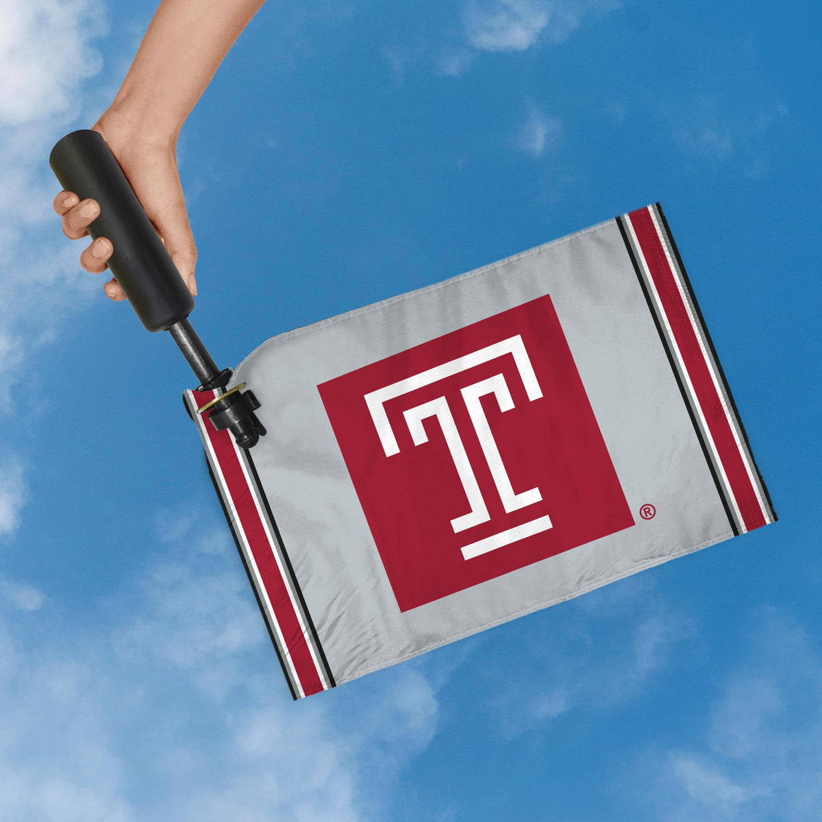 AGAS Temple University - Swirler Flag - 12" x 18"