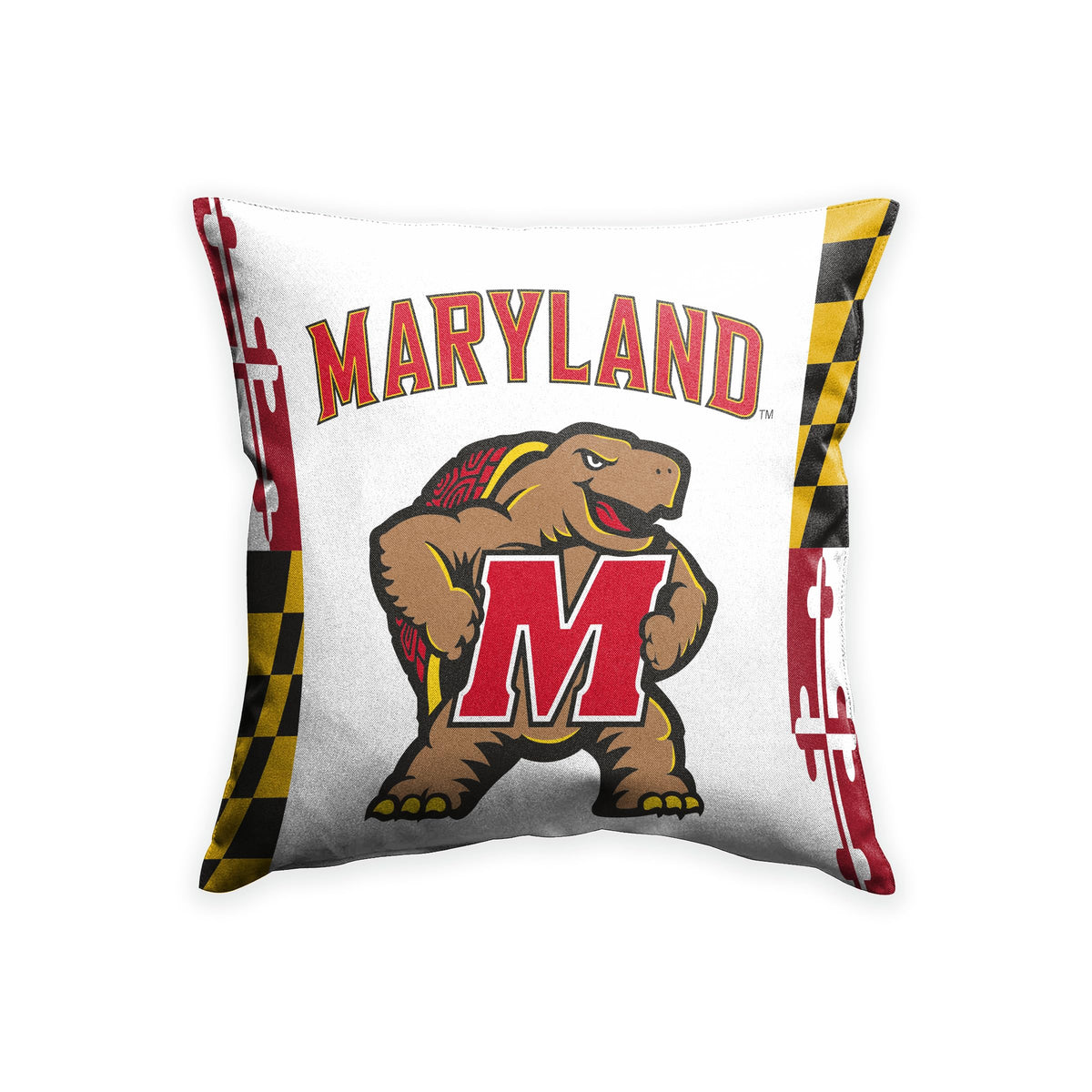A.G.A.S Manufacturing Group Maryland UMD University Sports Fan Cushion Cover 18 x 18 - Decorative Throw Pillow Case Cushion Cover (NOT Included Insert, Filler)