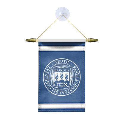 Brandeis University Mini Banner 4 x 6 inch