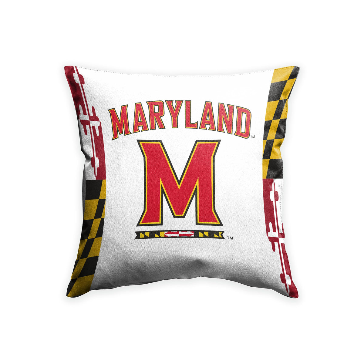 Maryland UMD University Sports Fan Cushion Cover 18 x 18 - Decorative Throw Pillow Case Cushion Cover (NOT Included Insert, Filler)