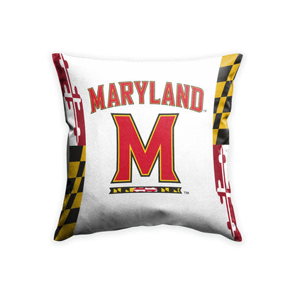 Maryland UMD University Sports Fan Cushion Cover 18 x 18 - Decorative Throw Pillow Case Cushion Cover (NOT Included Insert, Filler)