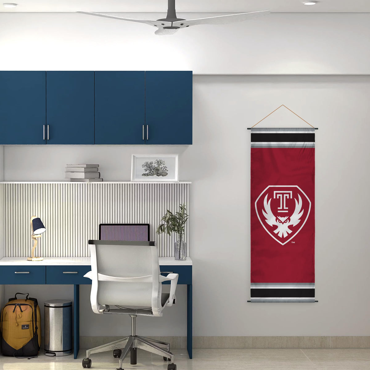 AGAS Temple University 17.5x48in Scroll Sign