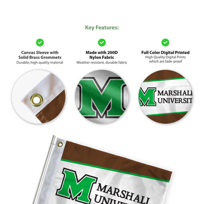 Marshall University Golf Flag 14 x 20 inch