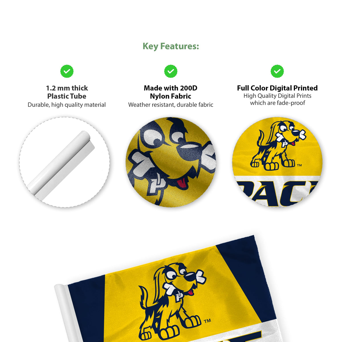 Pace University Golf Flag 14 x 20 inch