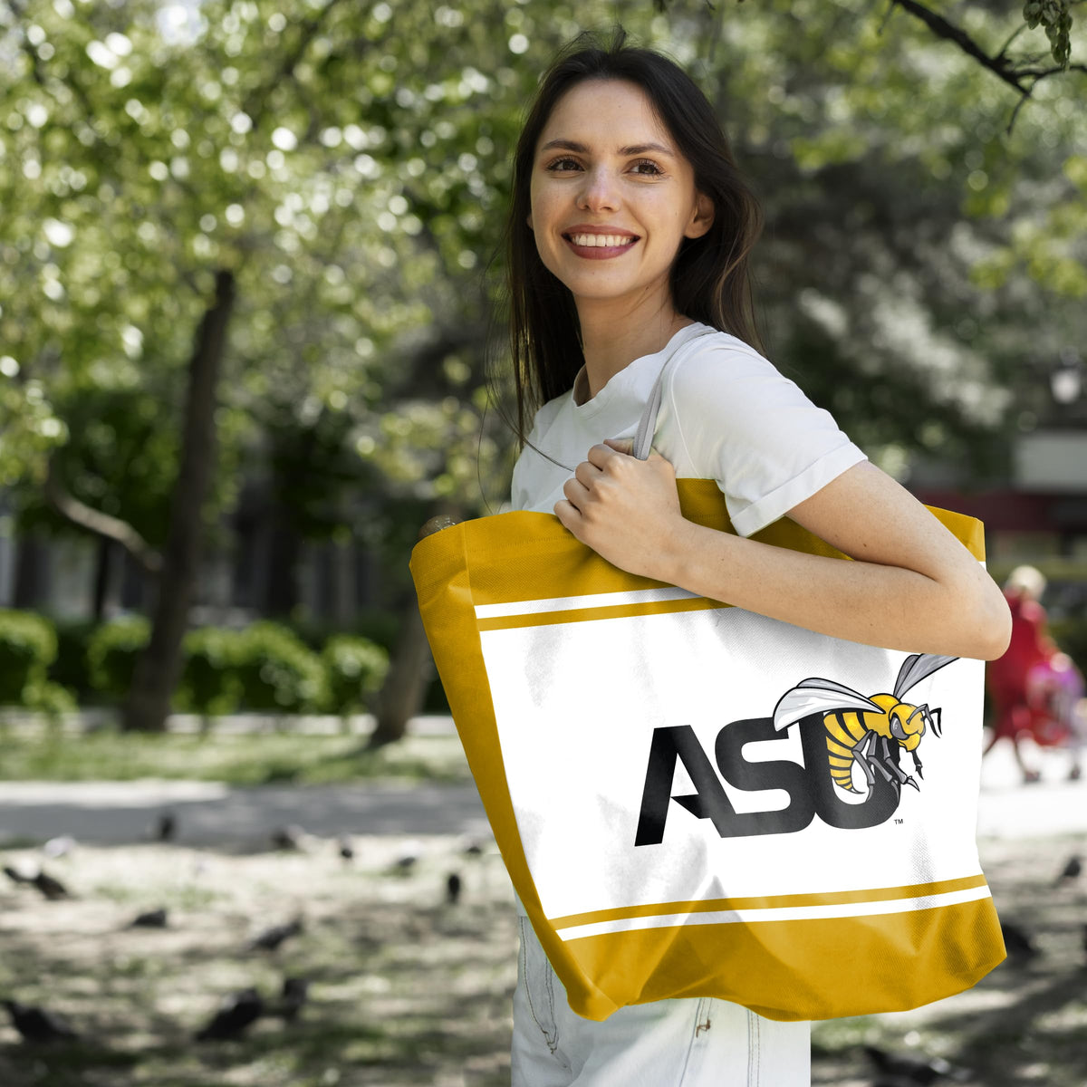 Alabama State University Tote Bag 14 x 14 x 8 inch