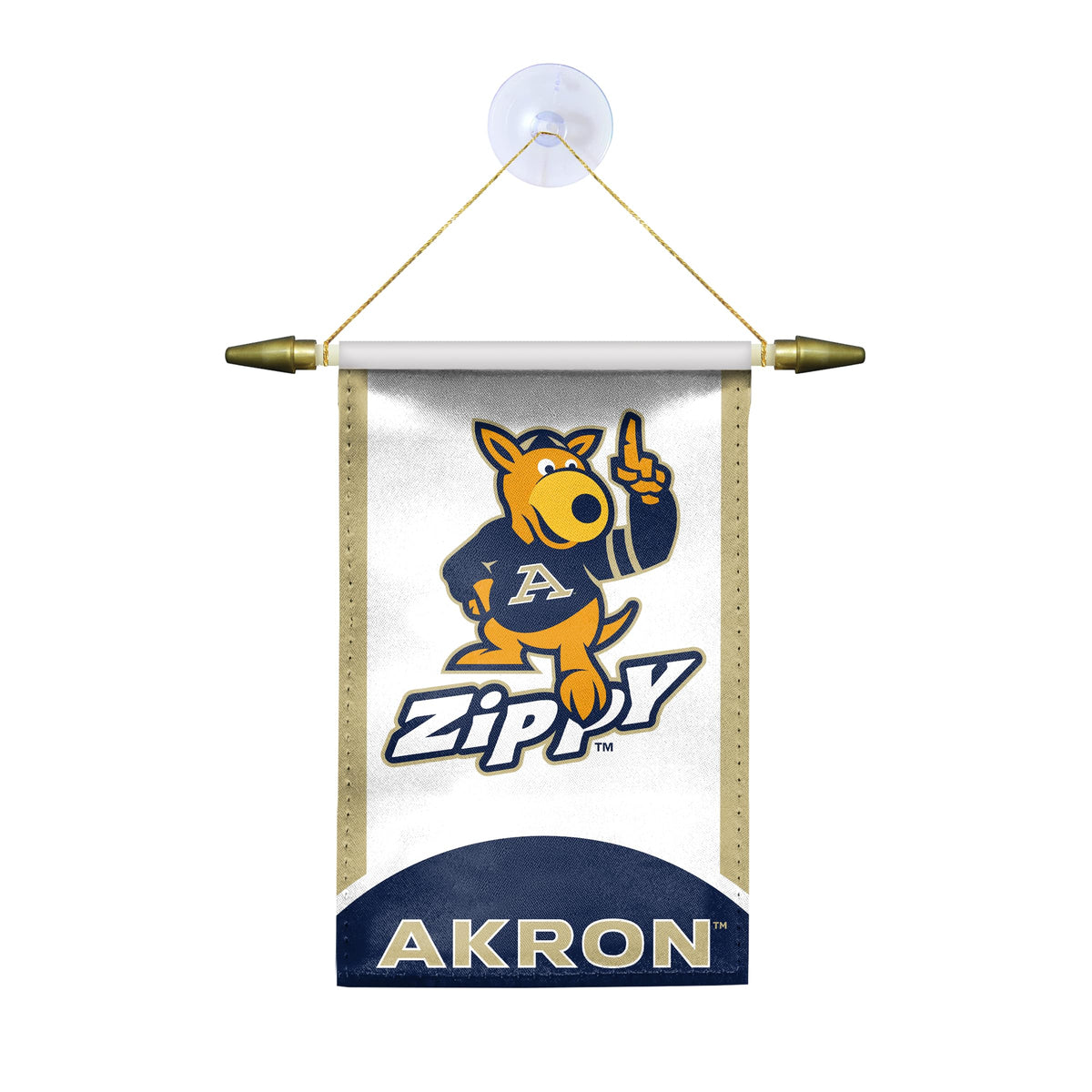 University of Akron Mini Banner 4 x 6 inch