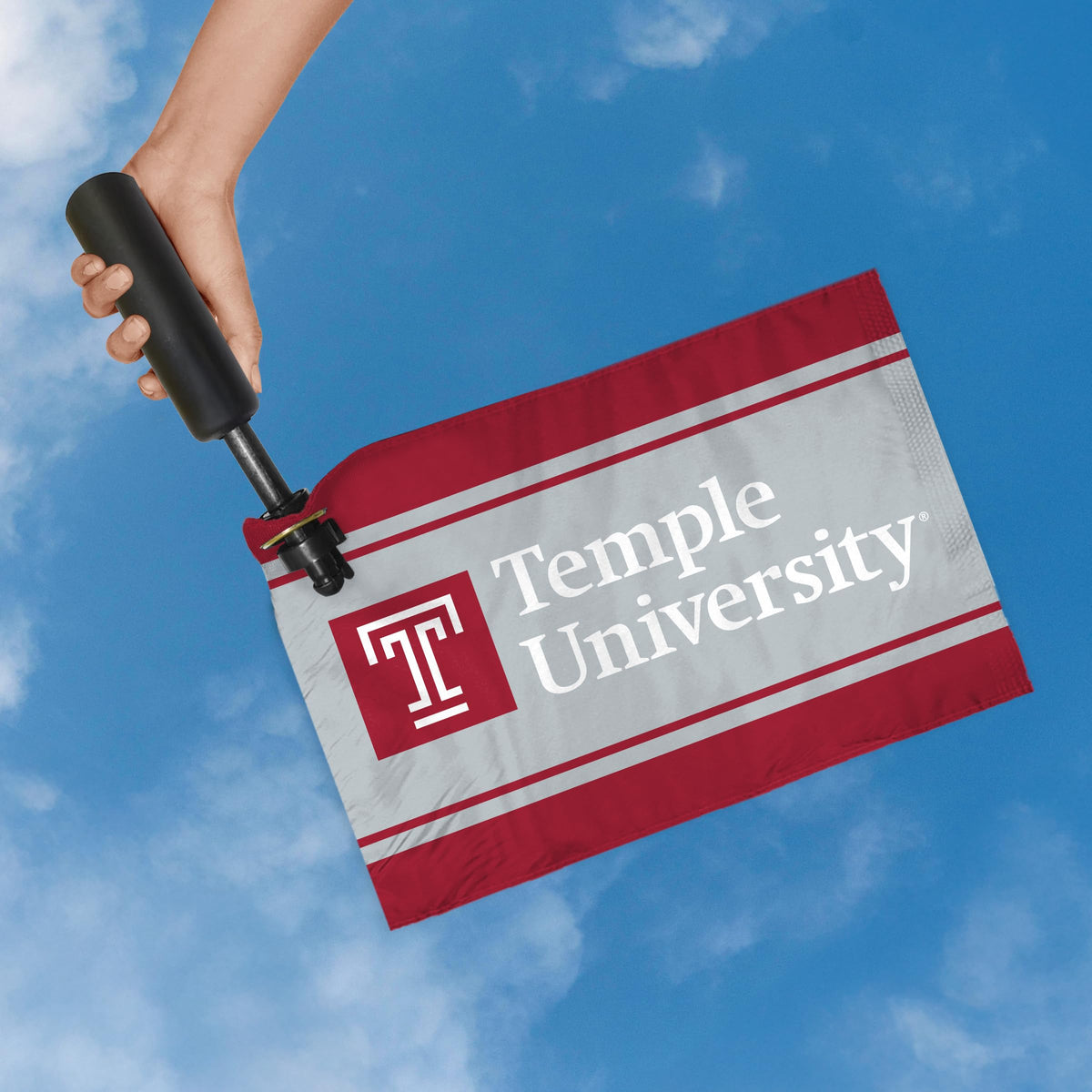 AGAS Temple University - Swirler Flag - 12" x 18"