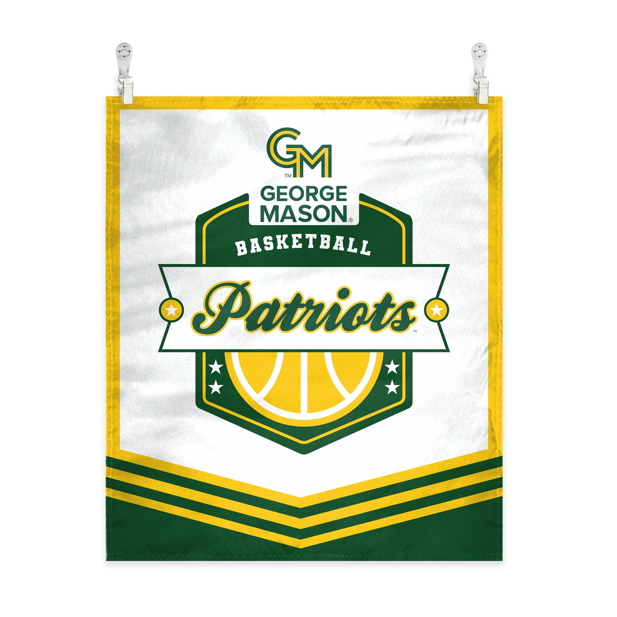 AGAS George Mason GMU University House Wall Tapestry, Patriots Wall Art, College Poster, Patriot Wall Hanging Art, Dorm Poster - 60"x51" - Vertical Banner with Complete Hanging Kit
