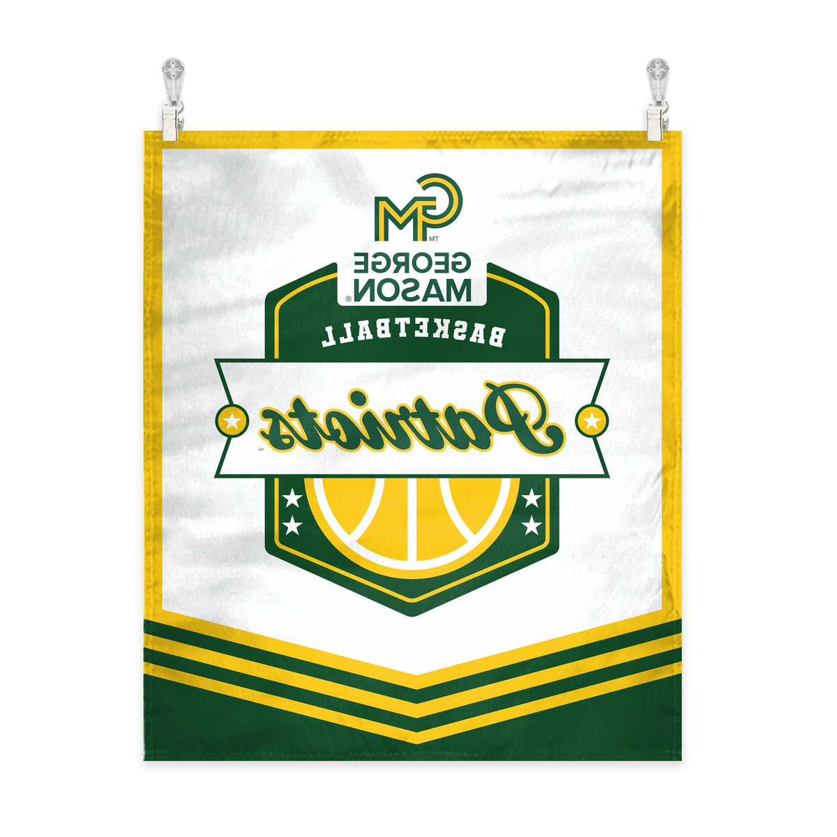 AGAS George Mason GMU University House Wall Tapestry, Patriots Wall Art, College Poster, Patriot Wall Hanging Art, Dorm Poster - 60"x51" - Vertical Banner with Complete Hanging Kit