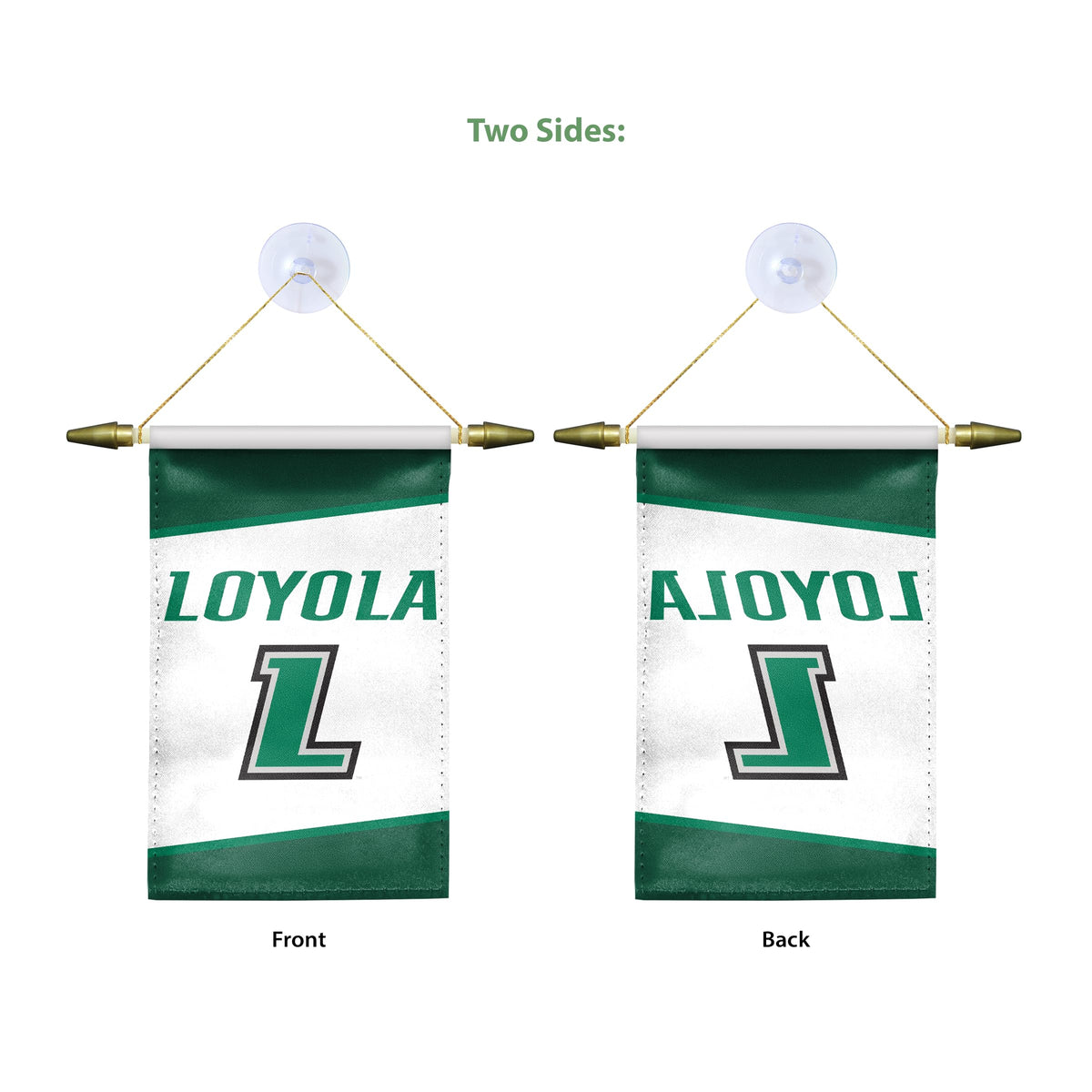 Loyola Maryland University Mini Banner 4 x 6 inch
