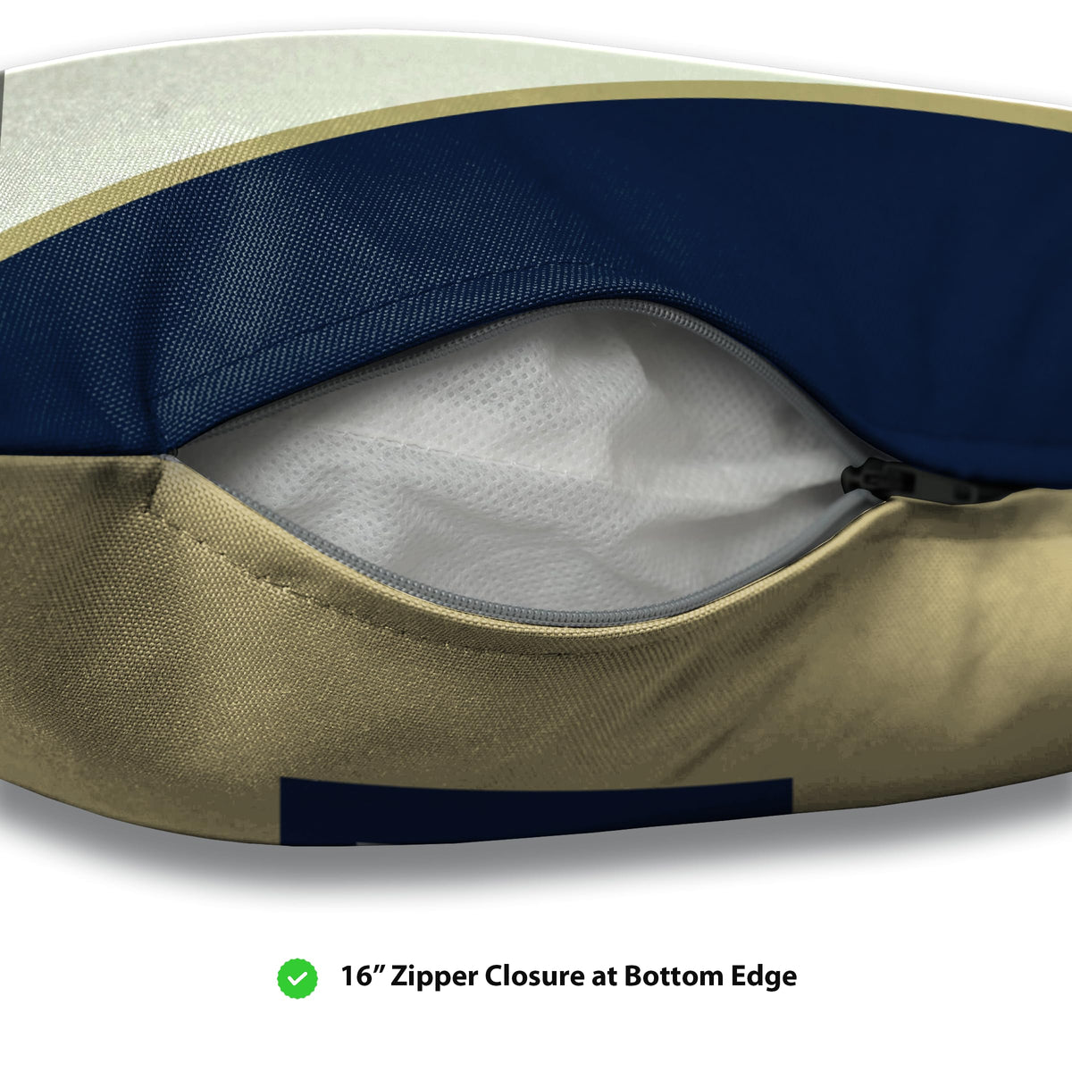 University of Akron Cushion Cover 18 x 18 inch