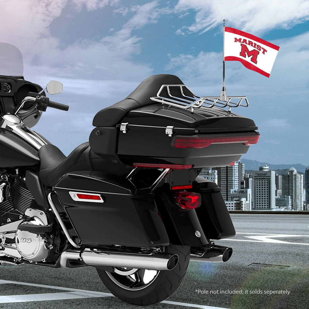 Marist University Motorcycle Flag 6 x 9 inch