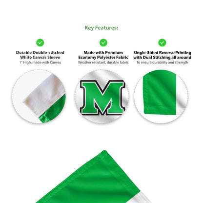 Marshall University Garden Flag 12 x 18 inch