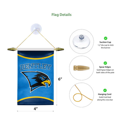 Bentley University Mini Banner 4 x 6 inch