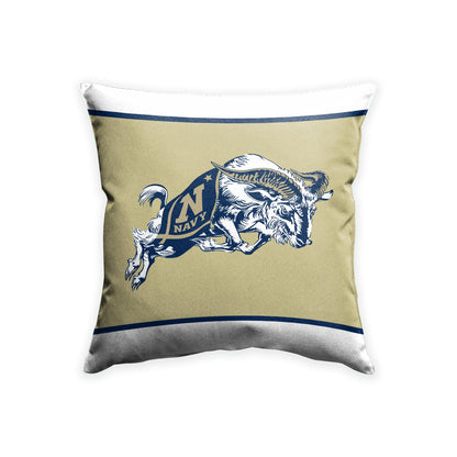 U.S Naval Academy Sports Fan Cushion Cover 18 x 18 - Decorative Throw Pillow Case Cushion Cover (NOT Included Insert, Filler)