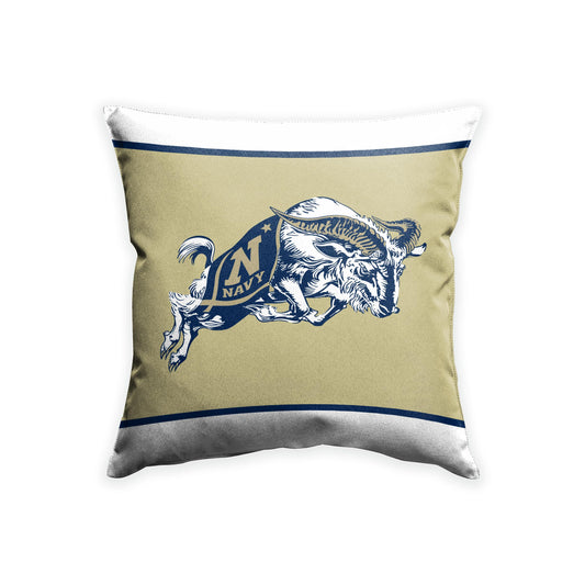 U.S Naval Academy Sports Fan Cushion Cover 18 x 18 - Decorative Throw Pillow Case Cushion Cover (NOT Included Insert, Filler)