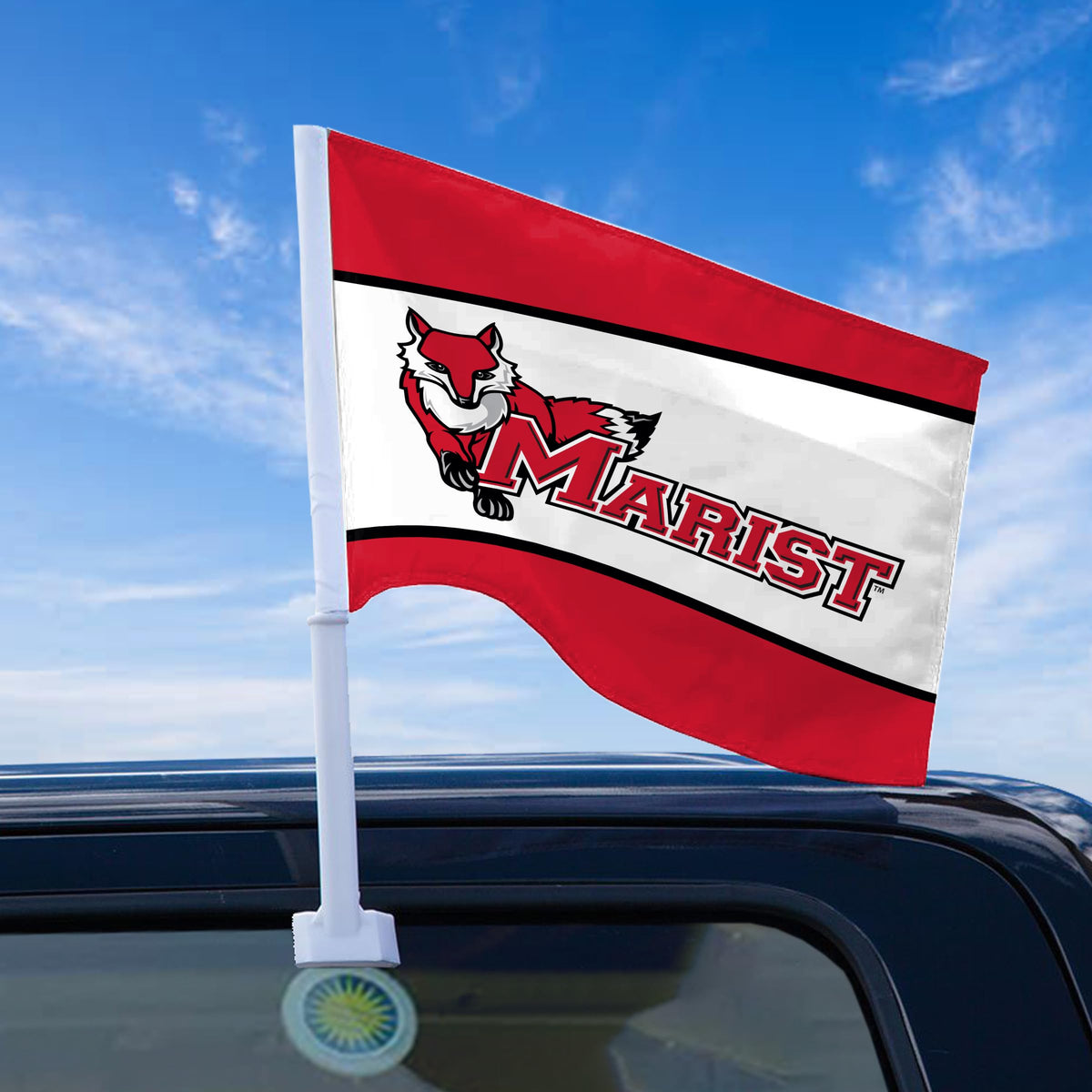 Marist University Economy Car Flag 12 x 16 inch