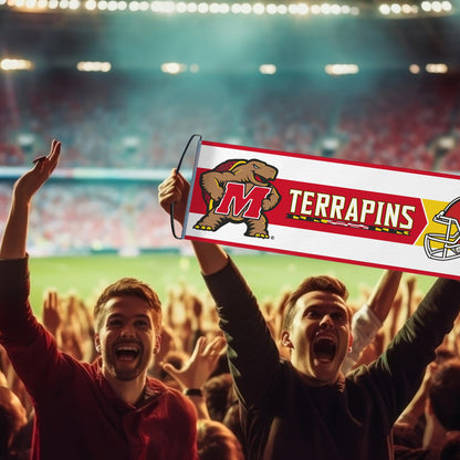 AGAS Maryland UMD University Retractable Scroll Banner - Turtle Terps Rolla Banner