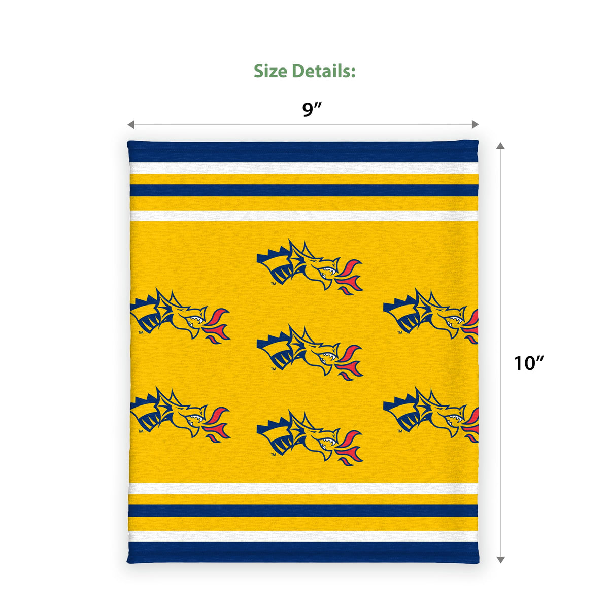 Drexel DU University Neck Gaiter Face Cover - Multiuse Balaclava, Dragons Beanie, Headband, Bandana, Neck Warmer, Running Scarf, Hair Band, Wristband – Officially Licensed Fan Gear