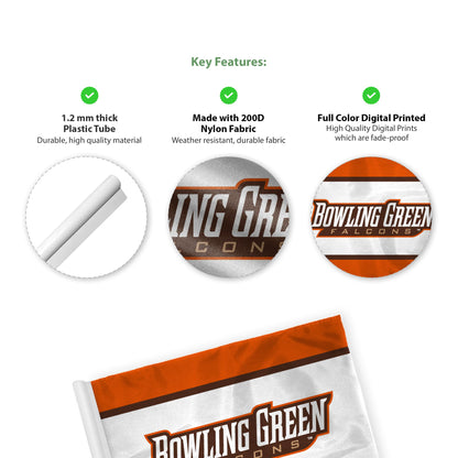 Bowling Green State University Golf Flag 14 x 20 inch