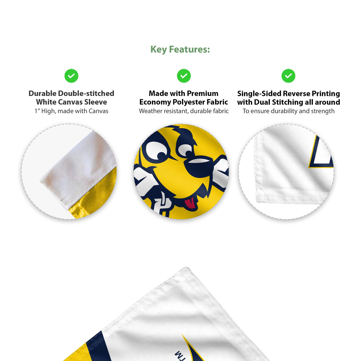 Pace University Garden Flag 12 x 18 inch