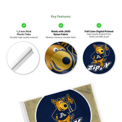 University of Akron Golf Flag 14 x 20 inch