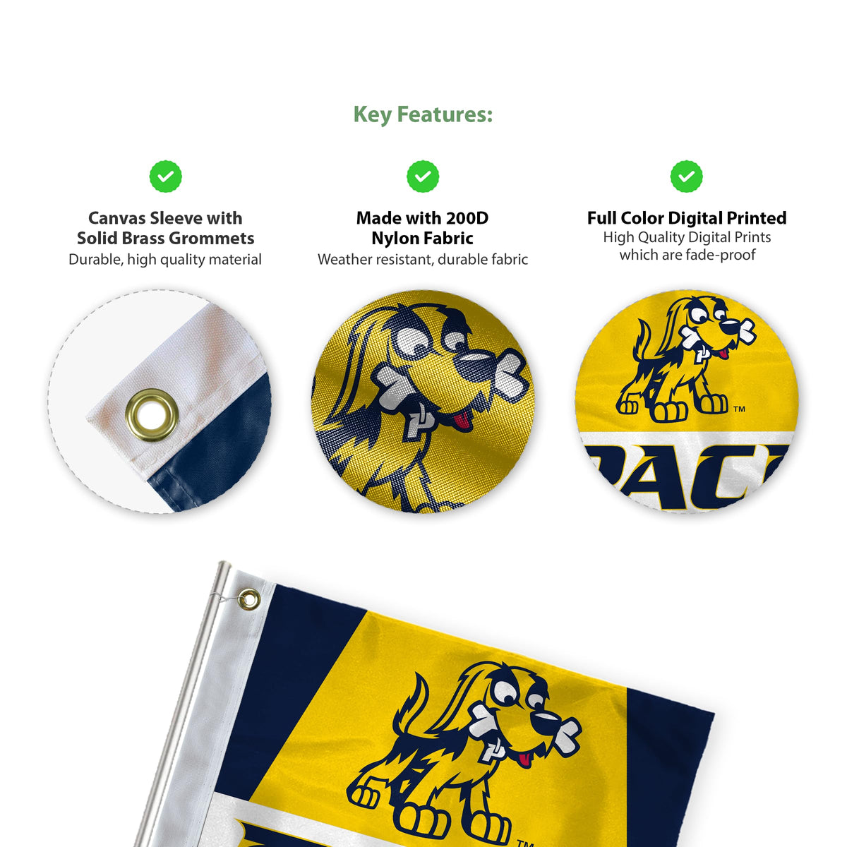Pace University Golf Flag 14 x 20 inch
