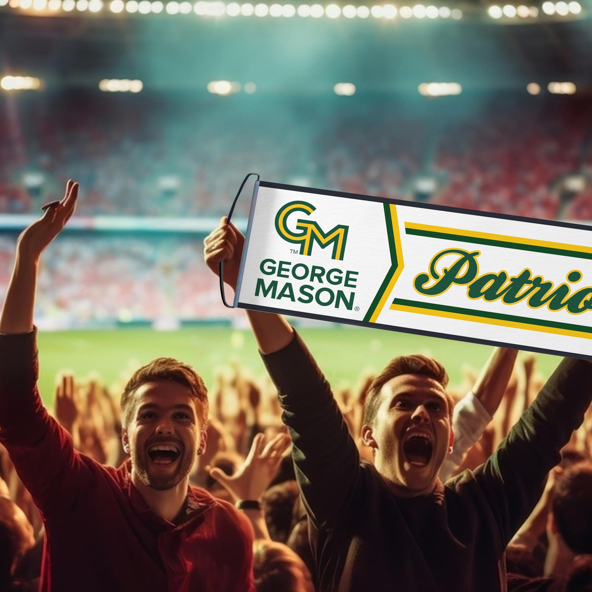 AGAS George Mason GMU University Patriots Scroll Banner - Rolla Banner