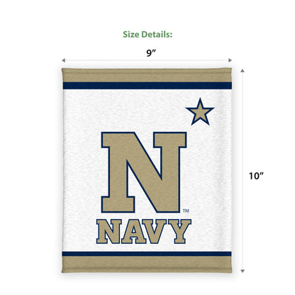 Navy Midshipmen Neck Gaiter Face Cover - Multiuse Balaclava, USNA Beanie, Headband, Bandana, Neck Warmer, Running Scarf, Hair Band, Wristband – Officially Licensed Fan Gear