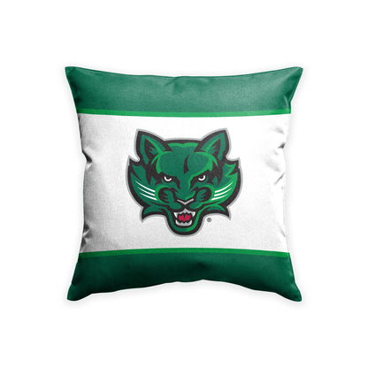 AGAS Binghamton University Cushion Cover 18 x 18 inch – Printed Spun Polyester Bearcats Mascot Design – Official NCAA Binghamton Bearcats Product – Pillow Cover with 16 inch Zipper Closure