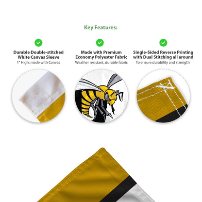 Alabama State University Economy Car Flag 12 x 16 inch
