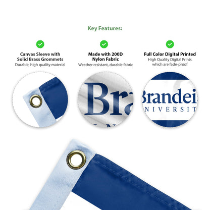 Brandeis University Flag 4 ft x 6 ft
