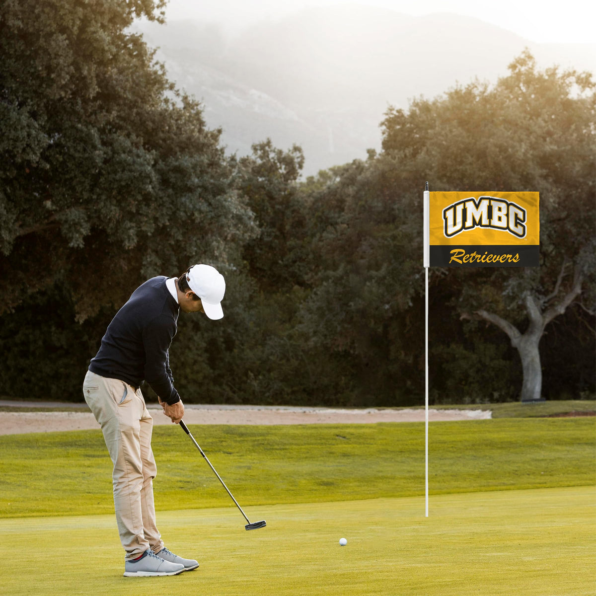 University of Maryland Baltimore County Golf Flag 14 x 20 inch
