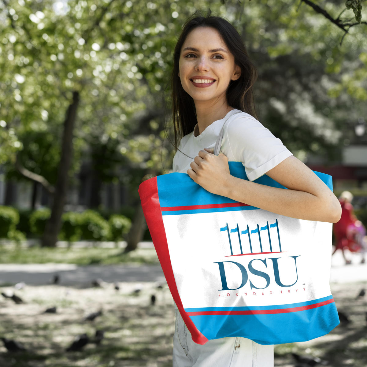 Delaware State University Tote Bag 14 x 14 x 8 inch